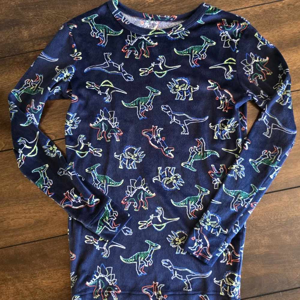 Cat & Jack Boys Softest Sleepwear - Dinosaur Print - Picture 3 of 5